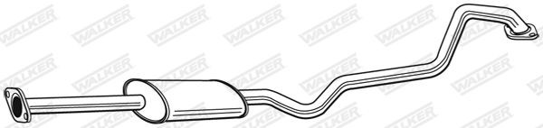 WALKER Middle silencer Article number: 22607 cheaply