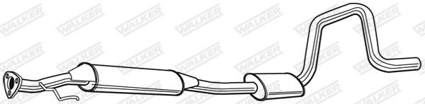 WALKER Middle silencer Article number: 22662 cheaply