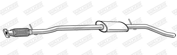 WALKER Middle silencer Article number: 22789 cheaply
