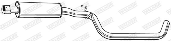 WALKER Middle silencer Article number: 22901 cheaply