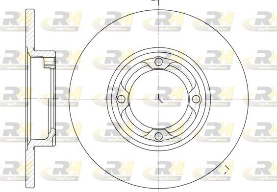 ROADHOUSE Brake disc Article number: 6832.00 cheaply