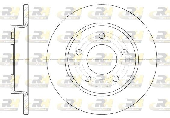 ROADHOUSE Brake disc Article number: 6906.00 cheaply