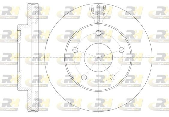 ROADHOUSE Brake disc Article number: 6931.10 cheaply