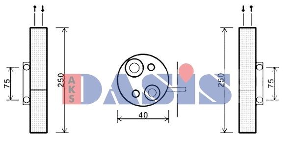 AKS DASIS Dryer, air conditioning Article number: 800673N cheaply