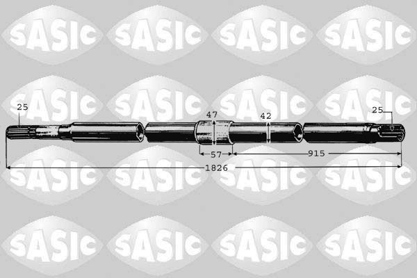 SASIC Drive shaft Article number: 8012502 cheaply