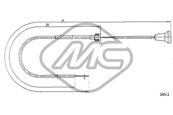 Metalcaucho Starterkabel Varenummer: 81572 billige