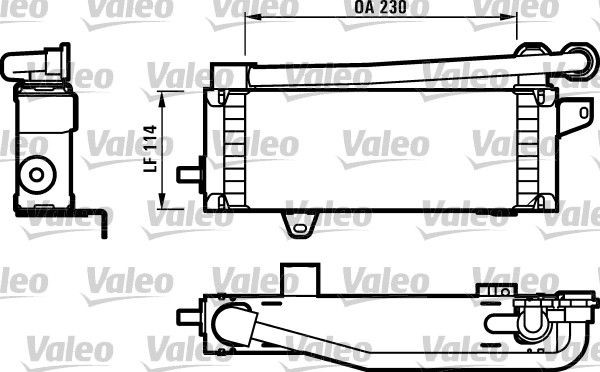 VALEO Oliekøler, motorolie Varenummer: 817002 billige