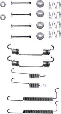 HELLA 8DZ 355 200-251 Accessory Kit, brake shoes CORSA 1.3 CDTI 16V (F08, W5L) 80 PS Diesel 2012