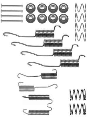 HELLA 8DZ 355 200-501 Lisakomplekt, Piduriklotsid Daily 40-10 V 103 HP Diisel 1999