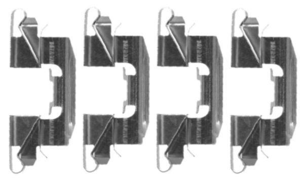 HELLA 8DZ 355 203-761 Lisakomplekt, ketaspiduriklotsid CX-7 2.5 MZR (ER10L) 163 HP Bensiin 2014