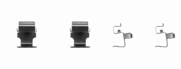 HELLA Accessory Kit, disc brake pads Article number: 8DZ 355 204-091 cheaply