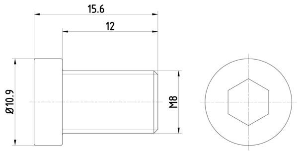 HELLA 8DZ 355 209-091 Kruvi, piduriketas 5. Seeria M5 CS 635 HP Bensiin