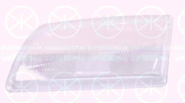 KLOKKERHOLM 90080251 Headlight lens S40 1.8 LPG 122 PS Petrol/Petroleum Gas (LPG) 2004