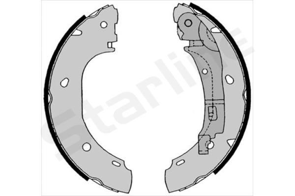 STARLINE Brake Shoe Set Article number: BC 08540 cheaply