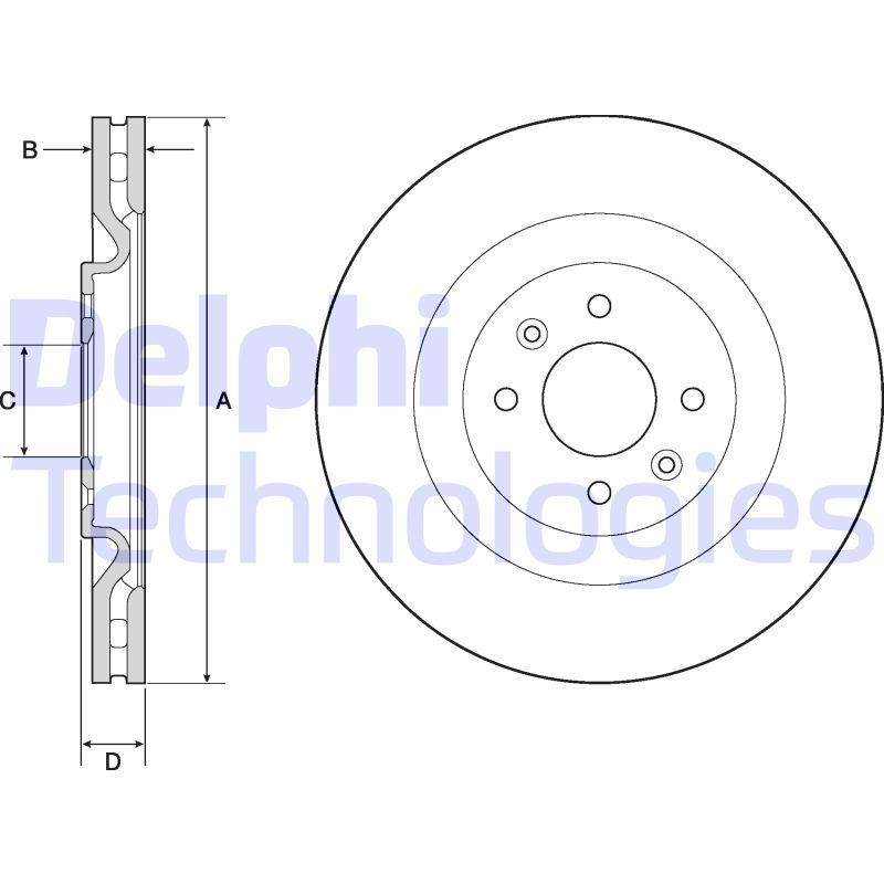 DELPHI Hjullejesæt Varenummer: BK1484 billige