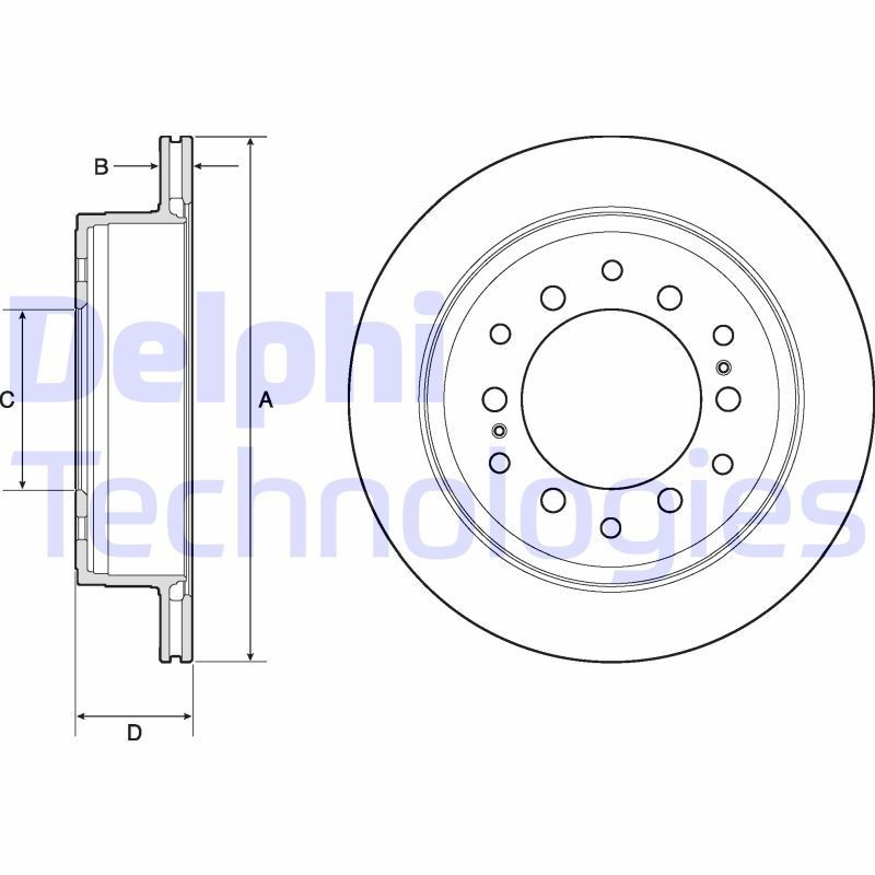 DELPHI Hjullejesæt Varenummer: BK1523 billige