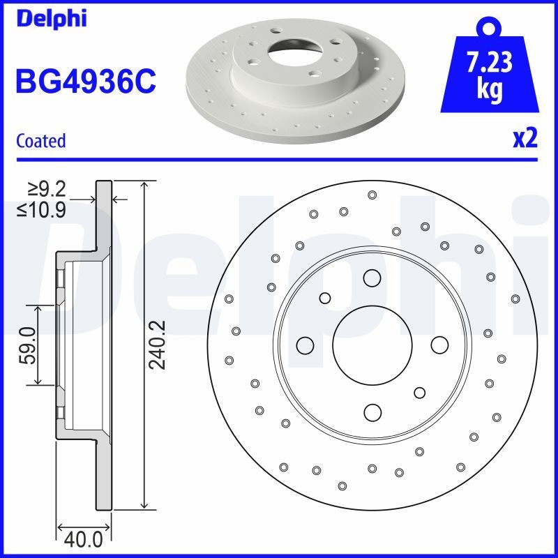 DELPHI Hjullejesæt Varenummer: BK1642 billige