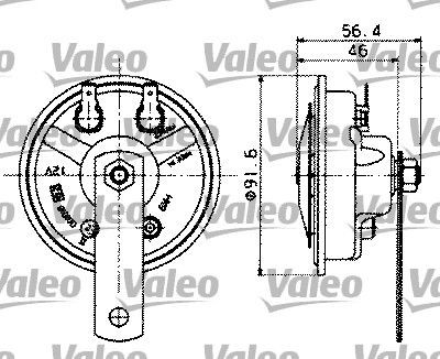VALEO Horn Varenummer: 479164 billige