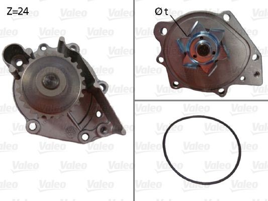 VALEO Water pump Article number: 506696 cheaply