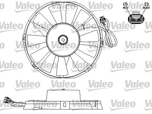 VALEO Radiaatori ventilaator Artikli number: 696172 soodsalt