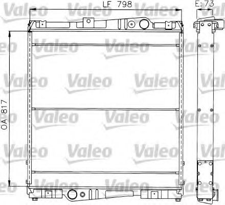 VALEO Radiaator, mootorijahutus Artikli number: 730601 soodsalt