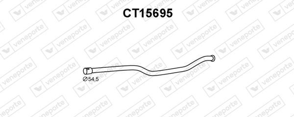 VENEPORTE CT15695 Repair Pipe, catalytic converter XANTIA 1.9 Turbo D 90 PS Diesel 1998