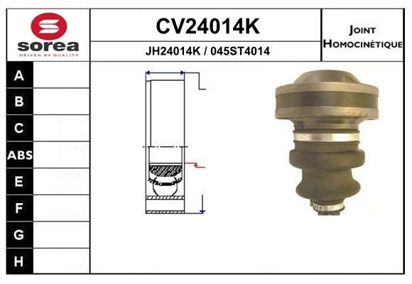 EAI Joint kit, drive shaft Article number: CV24014K cheaply