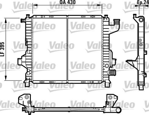 VALEO Radiaator, mootorijahutus Artikli number: 732819 soodsalt