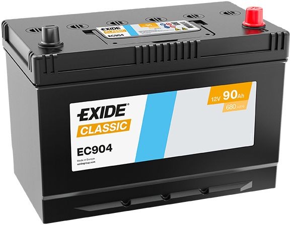 EXIDE Battery Article number: EC904 cheaply