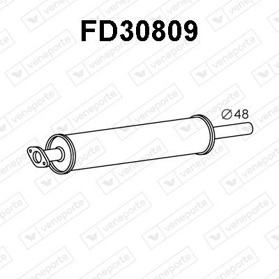 VENEPORTE Front Silencer Article number: FD30809 cheaply