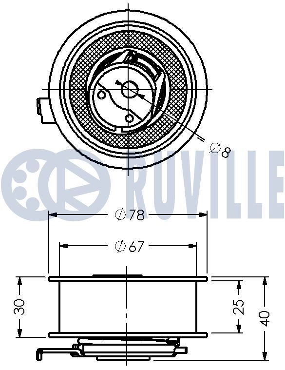RUVILLE Wheel bearing kit Article number: 5459 cheaply