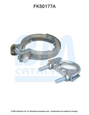 BM CATALYSTS Mounting Kit, exhaust pipe Article number: FK50177 cheaply