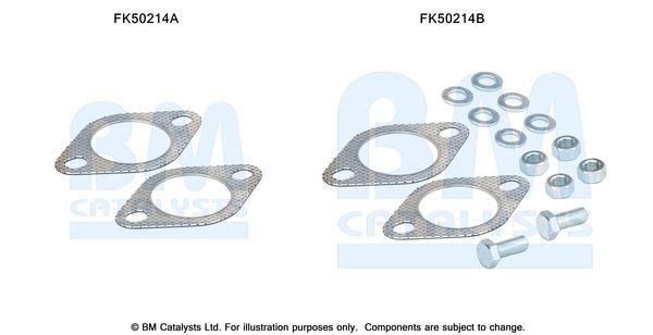 BM CATALYSTS Mounting Kit, exhaust pipe Article number: FK50214 cheaply