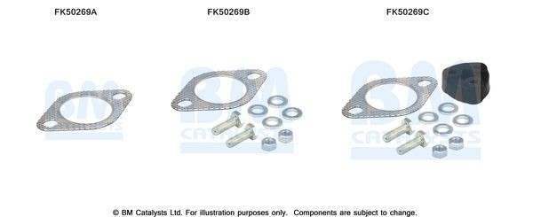 BM CATALYSTS Mounting Kit, exhaust pipe Article number: FK50269 cheaply