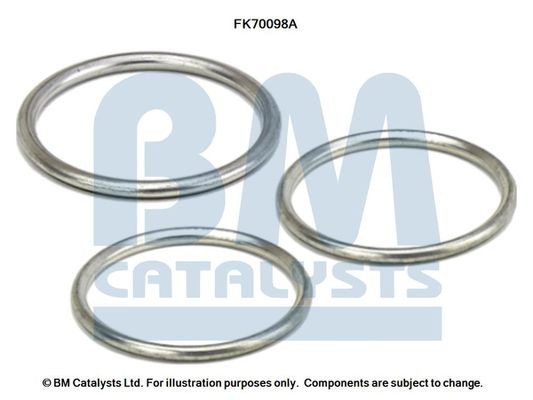 BM CATALYSTS Mounting Kit, exhaust pipe Article number: FK70098 cheaply