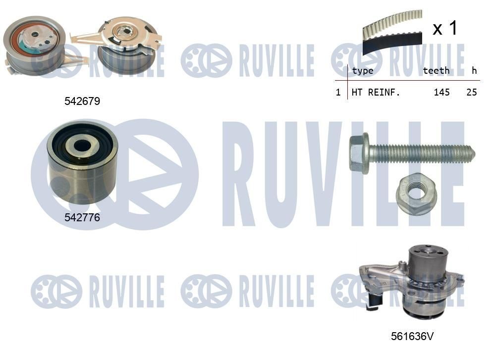 RUVILLE Timing belt kit Article number: 5810771 cheaply