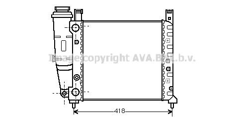 PRASCO Radiaator, mootorijahutus Artikli number: FT2026 soodsalt