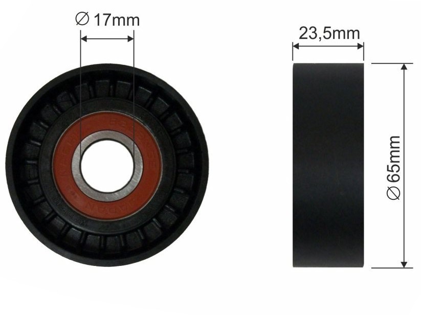 FAST Tensioner pulley Article number: FT44521 cheaply