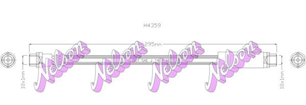 KAWE Brake hose Article number: H4359 cheaply