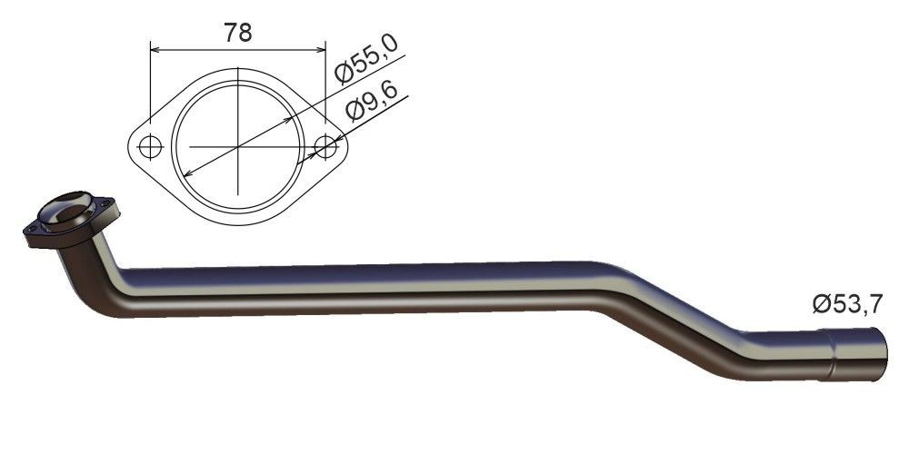 ERNST Exhaust Pipe Article number: 391481 cheaply