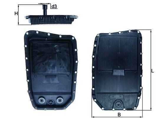 KNECHT Automatic transmission oil pan Article number: HX 152 cheaply