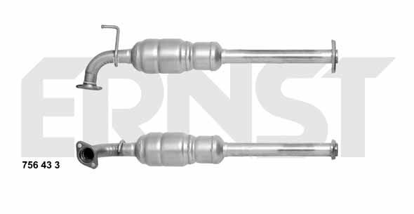 ERNST Catalytic converter Article number: 756433 cheaply