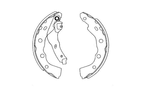 KAVO PARTS Brake Shoe Set Article number: KBS-6415 cheaply