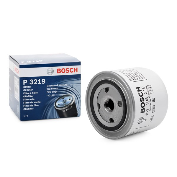 BOSCH Oil filter Article number: 0 451 103 219 cheaply