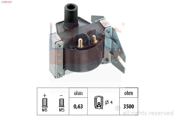 EPS KR.0551 Remondikomplekt, süütejagaja CADDY 1.6 75 HP Bensiin 2000