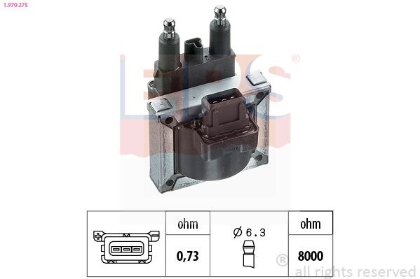 EPS KR.0788 Remondikomplekt, süütejagaja MONTEGO 2.0 Turbo 150 HP Bensiin 1993