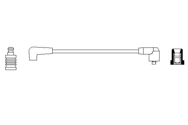BOSCH Ignition lead Article number: 0 986 356 125 cheaply