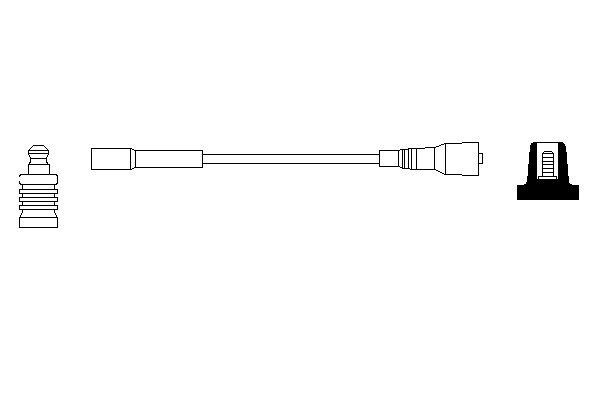 BOSCH Ignition lead Article number: 0 986 356 164 cheaply