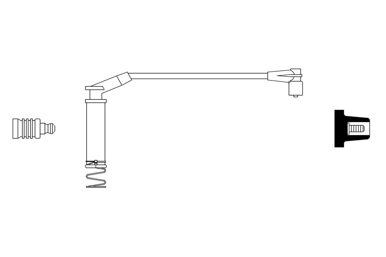 BOSCH Ignition lead Article number: 0 986 356 234 cheaply