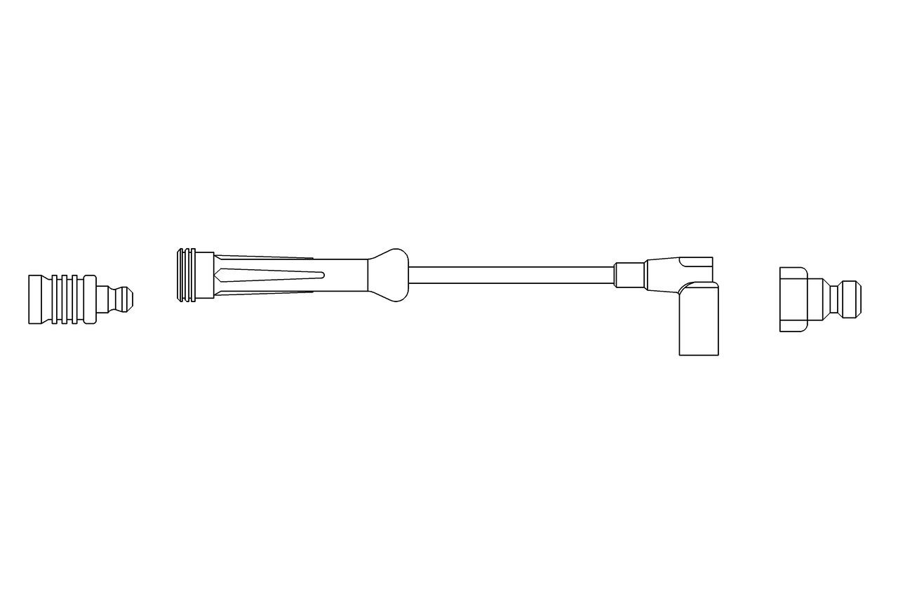 BOSCH Ignition lead Article number: 0 986 356 263 cheaply